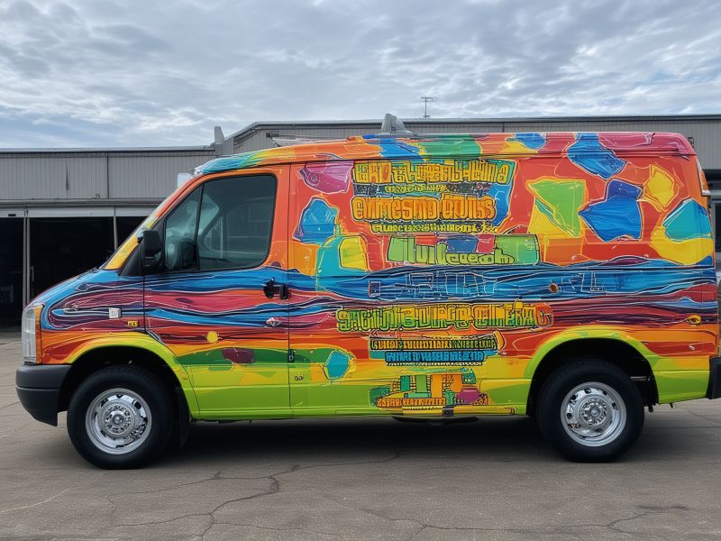 Professional truck striping and graphics application